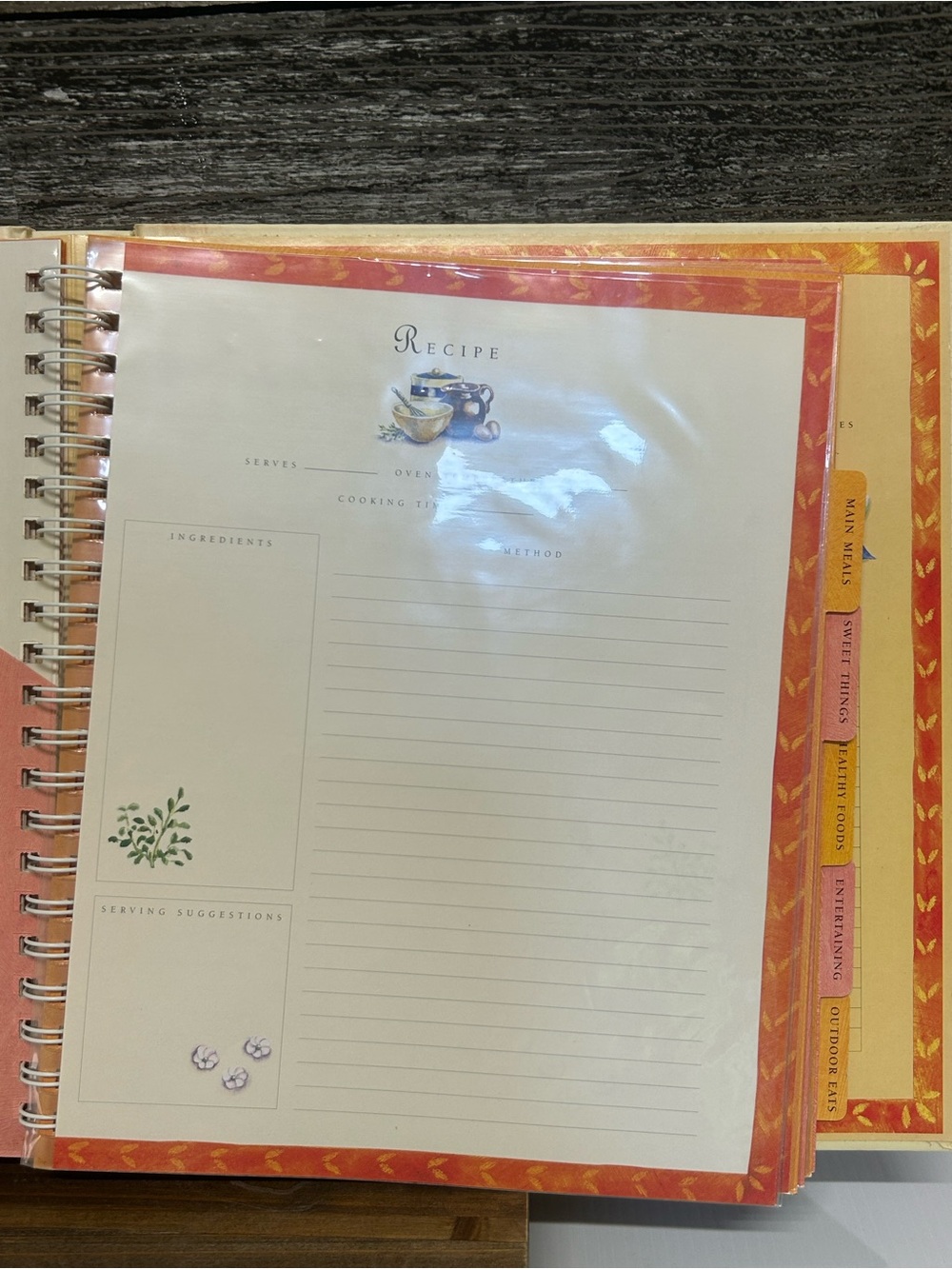 Vintage The Recipe Organizer Binder 1998 Pepperpot Hardcover - Picture 3 of 5